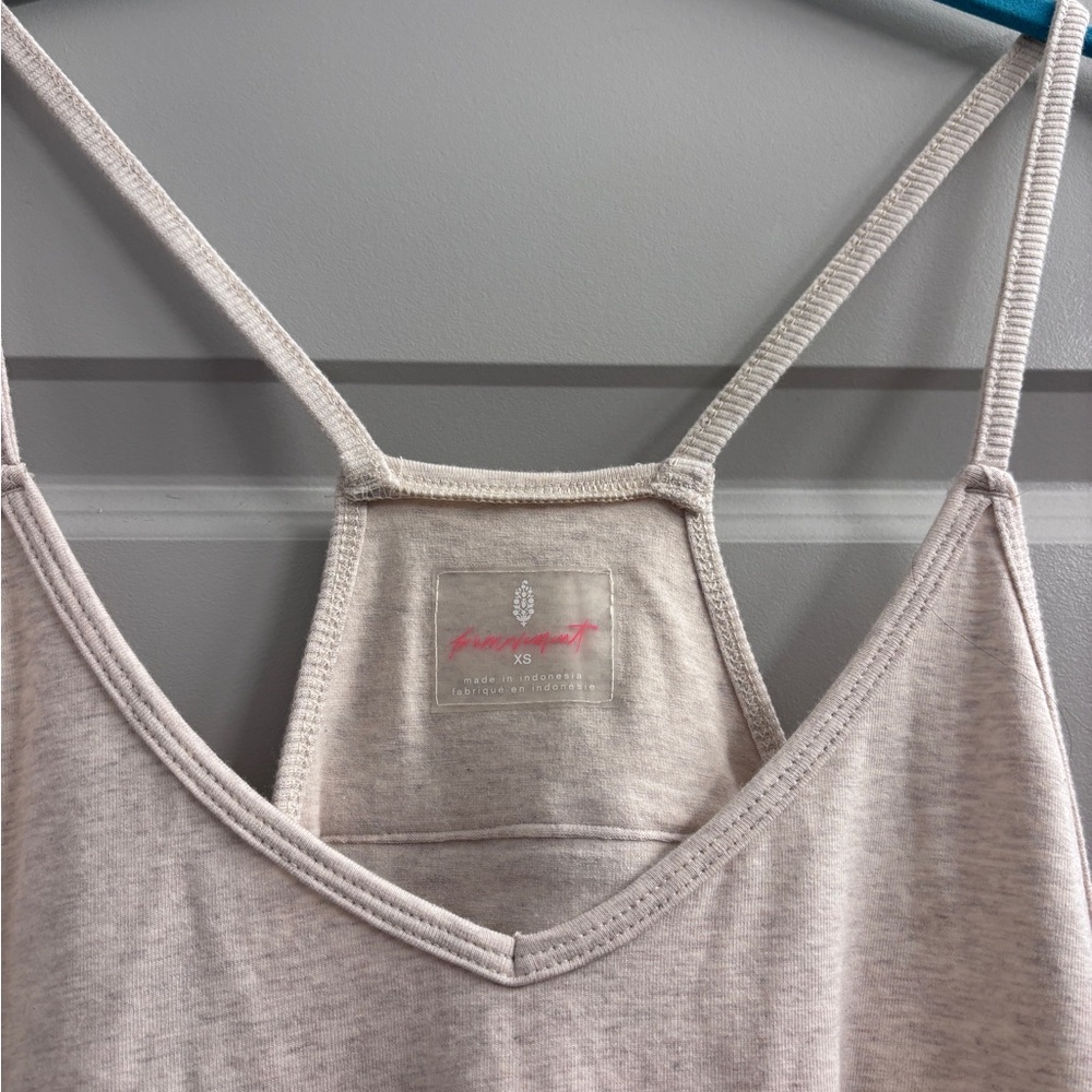 FP Movement Hot Shot Romper Onesie Jumpsuit X-Small XS Cream Tan Off White Beige - Picture 3 of 8